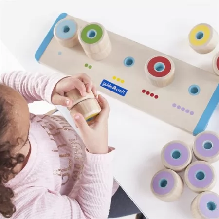 Набор для счета Guidecraft Manipulatives Логические столбики G6736 Набор для счета Guidecraft Manipulatives Логические столбики G6736