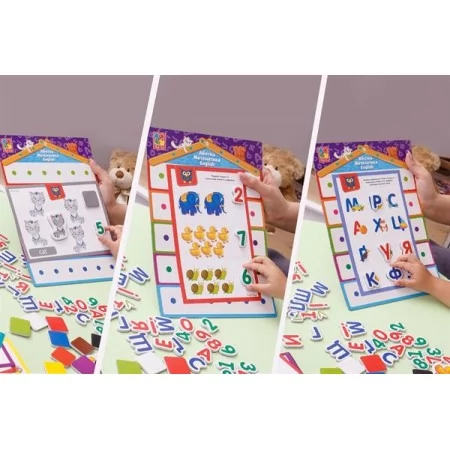 Навчальний набір Vladi Toys 3 в 1 Абетка Математика English VT5412-04