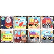 Деревянные пазлы BabyToys C 64980 разные цвета от 2 лет Деревянные пазлы BabyToys C 64980 разные цвета от 2 лет