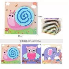 Деревянные пазлы BabyToys 65024 микс для детей от 2 лет Деревянные пазлы BabyToys 65024 микс для детей от 2 лет