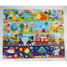 Деревянные пазлы BabyToys C 77032 микс видов