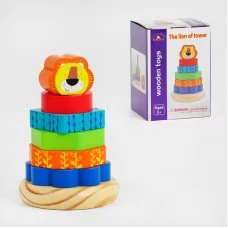 Пирамида деревянная BabyToys C 56067 от 2 лет