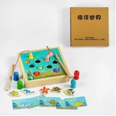 Магнитная рыбалка BabyToys C 61747, 10 рыбок, 2 удочки