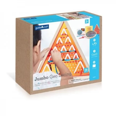 Шнурівка Guidecraft Manipulatives Великі фігури G6804
