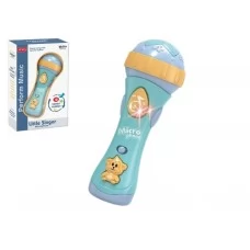 Мікрофон іграшковий Little Singer 24 см, музичний зі світлом FY912476