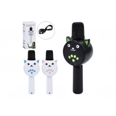 Мікрофон дитячий з Bluetooth і акумулятором, FM, MP3, TFслот, USBзарядне, 3 кольори (ціна за 1шт) MC811