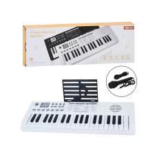 Синтезатор с микрофоном и функцией записи R671, на батарейках/USB, 2 вида