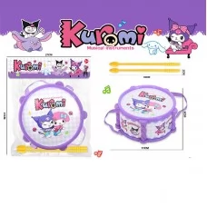 Детский барабан BabyToys 333-11 пластиковый разноцветный