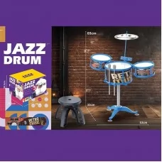 Барабанная установка BabyToys ZG 3004-C с палочками и стульчиком