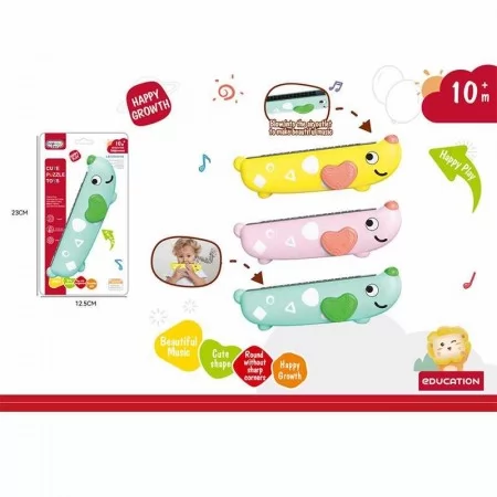 Гармошка дитяча BabyToys 368-34 Песик 3 кольори 16 см