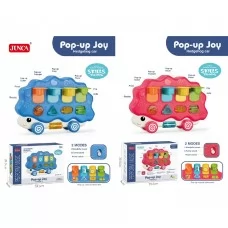 Детское пианино BabyToys RJ6818A-9A ежик с музыкой и светом