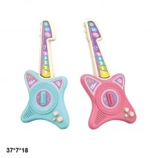 Детская музыкальная гитара BabyToys WY1T03 с батарейками Детская музыкальная гитара BabyToys WY1T03 с батарейками