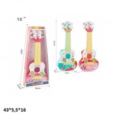 Детская струнная гитара BabyToys 898-91 пластиковая Детская струнная гитара BabyToys 898-91 пластиковая