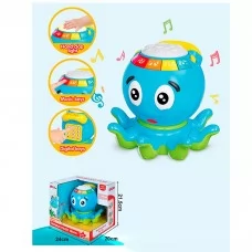 Интерактивный барабан осьминог BabyToys 35651 со светом и музыкой Интерактивный барабан осьминог BabyToys 35651 со светом и музыкой