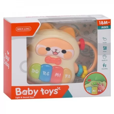 Дитячий піаніно BabyToys 5804-5805 з музикою та світлом