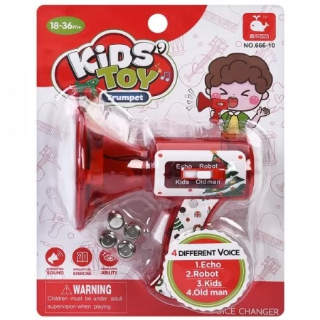 Громкоговоритель детский BabyToys 666-10Z с звуком 4 режима