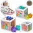 Развивающий бизикуб BabyToys 8025-1B с пианино и музыкой