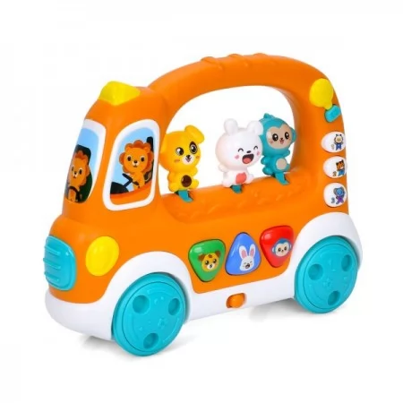 Игра 855-158A автобус, 20см, 3 режима, музыка, звук, звуки животных, свет, 2 режима громкости, на бат-ке, в кор-ке Игра 855-158A автобус, 20см, 3 режима, музыка, звук, звуки животных, свет, 2 режима громкости, на бат-ке, в кор-ке