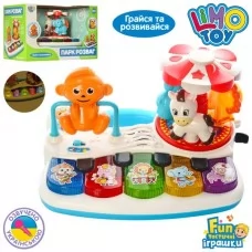 Игра FT 0001 25см, пианино, карусель(вертится механич), звук(укр), муз, свет, на бат-ке, в кор-ке