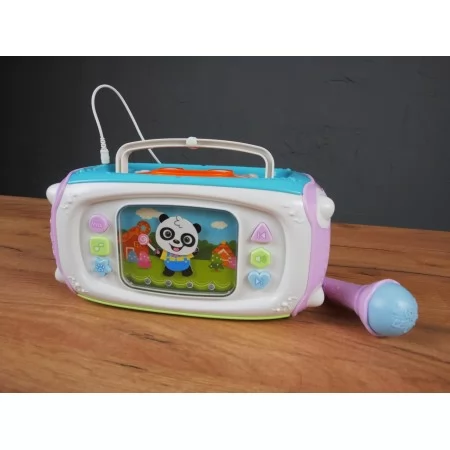 Дитяче караоке BabyToys 6621 з мікрофоном і підсвіткою