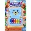 Детский ксилофон BabyToys 6 тонов с животными на листьях