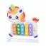 Детский ксилофон BabyToys 596K-3 единорог 5 тонов с палочками Детский ксилофон BabyToys 596K-3 единорог 5 тонов с палочками