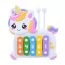 Детский ксилофон BabyToys 596K-3 единорог 5 тонов с палочками Детский ксилофон BabyToys 596K-3 единорог 5 тонов с палочками