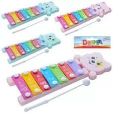 Ксилофон детский BabyToys 668-58-60, 7 тонов с палочкой Ксилофон детский BabyToys 668-58-60, 7 тонов с палочкой