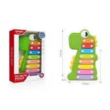 Детский ксилофон BabyToys HE 8012 разные цвета
