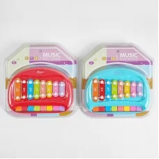 Детский ксилофон-пианино BabyToys 682-7 разноцветный