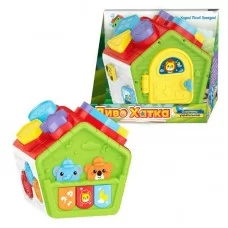 Сортер домик WToys 26558 с музыкой и сказками
