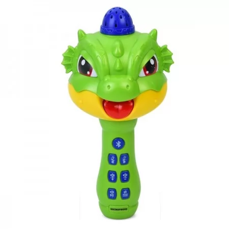 Мікрофон HD-822-824 21см, акум, музика,світло,Bluetooth, регулятор гучності, USBзарядне,2 види(єдиноріг, динозавр)/ по 2 кольори, на бат-ці Мікрофон HD-822-824 21см, акум, музика,світло,Bluetooth, регулятор гучності, USBзарядне,2 види(єдиноріг, динозавр)/ по 2 кольори, на бат-ці