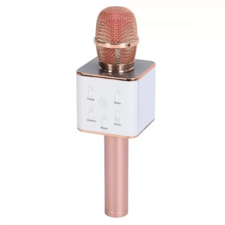 Мікрофон Q7 25см, акум, USBвхід, Bluetooth, USBзарядне, мікс кольорів, в кор-ці, 9-26-8см