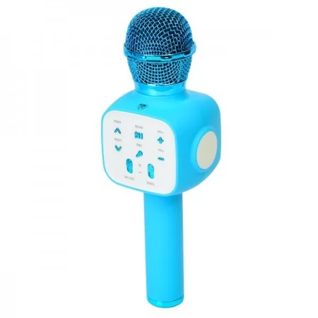 Мікрофон Q8pro 24см, акум, світло, TFслот, AUX, USBзарядне, мікс кольорів, в коробці, 9-15-8см