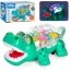 Музична іграшка крокодил BabyToys зі світлом і музикою