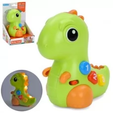 Музыкальная игрушка BabyToys 6802 динозавр со светом и звуком