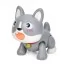 Музыкальная игрушка 690-19 кот, 16см, ходит музыка, 2 цвета, на бат-ке, в кор-ке