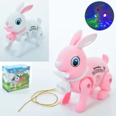 Музыкальная игрушка заяц BabyToys 707-2 с ходьбой и светом 16см Музыкальная игрушка заяц BabyToys 707-2 с ходьбой и светом 16см