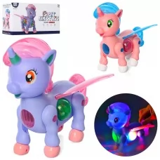 Музыкальная игрушка лошадка-единорог 788-1A со светом и звуком