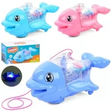 Каталка дельфин BabyToys 861-66C с музыкой и светом Каталка дельфин BabyToys 861-66C с музыкой и светом