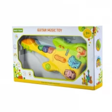 Музична іграшка Baby Team Гітара на батарейках жовтий 8644-yellow Музична іграшка Baby Team Гітара на батарейках жовтий 8644-yellow