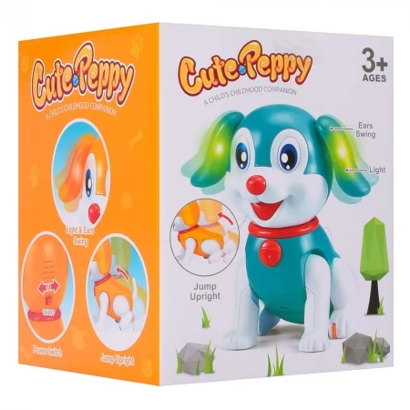Интерактивная игрушка собака FW-2059A со звуком и светом Интерактивная игрушка собака FW-2059A со звуком и светом