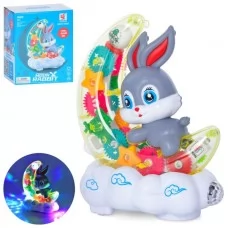 Музыкальная игрушка кролик YJ-3043 с музыкой и светом