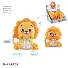 Детское пианино BabyToys 8807-C с музыкой и светом