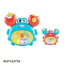 Дитяче піаніно BabyToys 8815-C краб музичне зі світлом