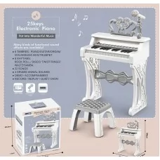 Детский синтезатор BabyToys 328-26 с микрофоном и стульчиком