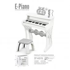Детский синтезатор BabyToys 328-60 с микрофоном и стульчиком