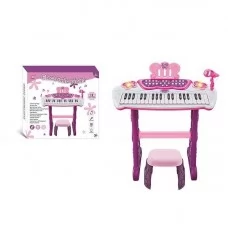 Детский синтезатор BabyToys 883 B с микрофоном и подсветкой