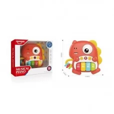 Детский синтезатор BabyToys HE 0550 с подсветкой и музыкой