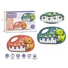 Детское пианино BabyToys MTK 036 со звуками животных и подсветкой